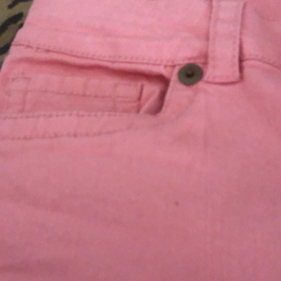 Seven7 size 12 coral peach Denim shorts NWOT - Picture 7 of 9